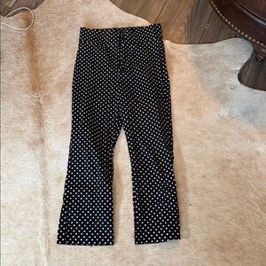 Zara Black and White Polka Dot pants
